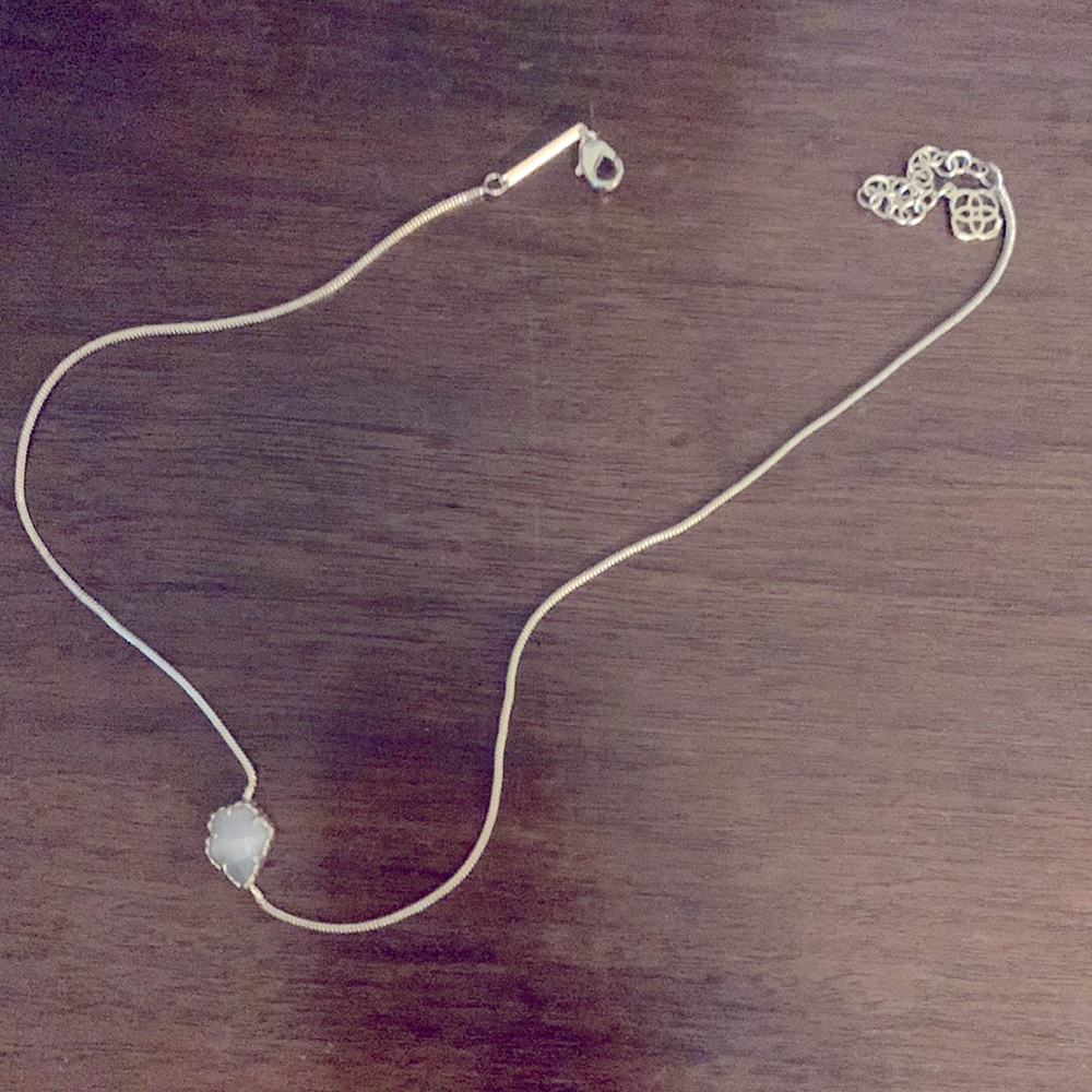 Tess Gold Pendant Kendra Scott Necklace In Slate Cats Eye